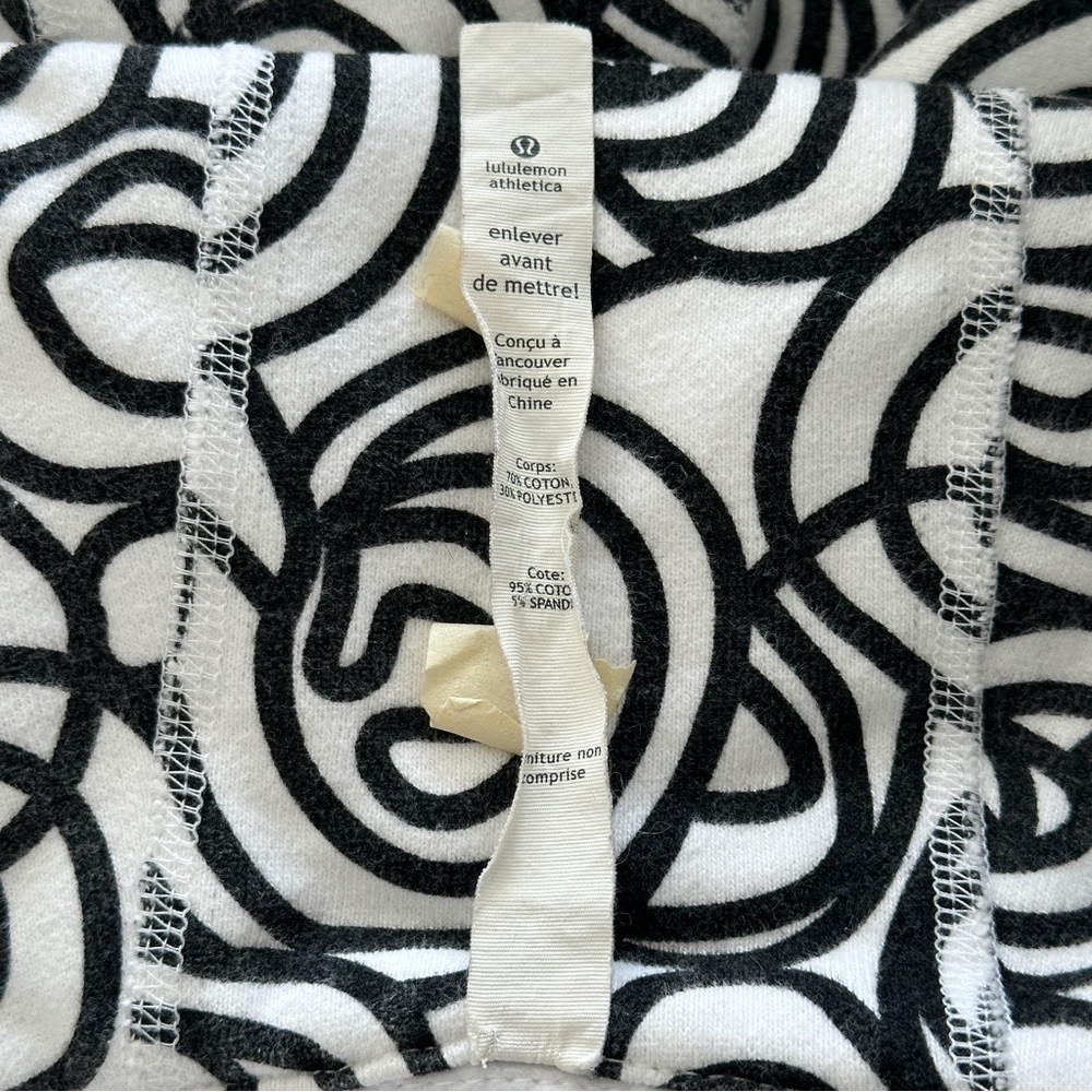 RARE Lululemon Scuba Hoodie Full-zip Swirl Print Inkwell - Picture 11 of 11